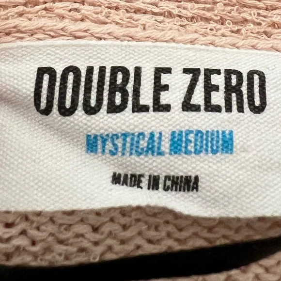 Dry Goods by Double Zero Soft Pink crop cardigan. Sz M - Picture 4 of 5